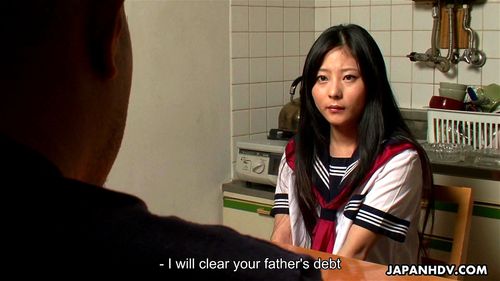 best of Debt her korean daughter ass pays