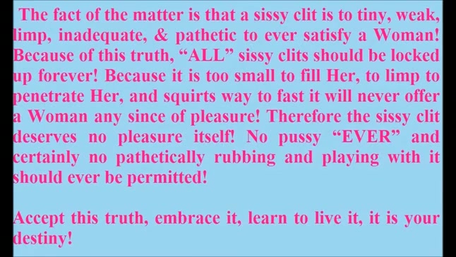 Sissy subliminal trainer